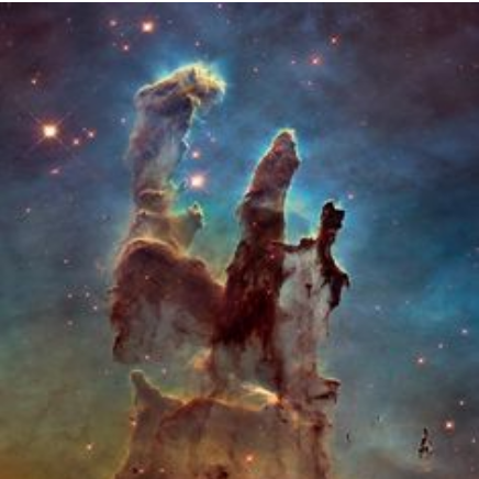 Snad nejslavnější mlhovina současnosti - Sloupy stvoření