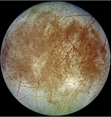 Jupiterův měsíc Europa