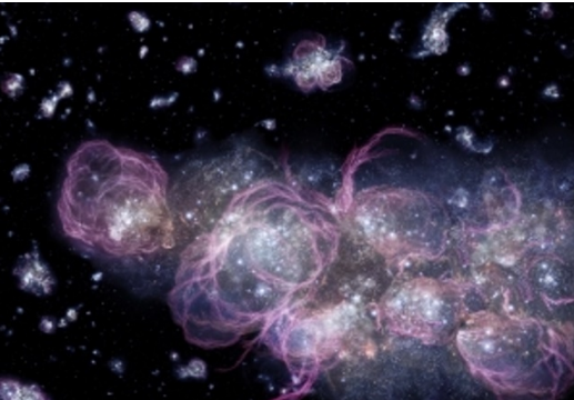 Mračna vodíkových plynů – zárodek budoucí protohvězdy