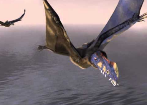 Austriadactulus – jeden z prvních létajících ještěrů.