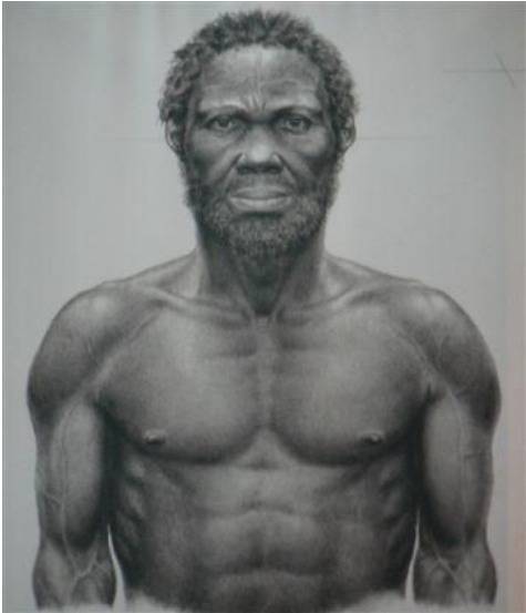 Model Homo sapiens idaltu z oblasti Omo